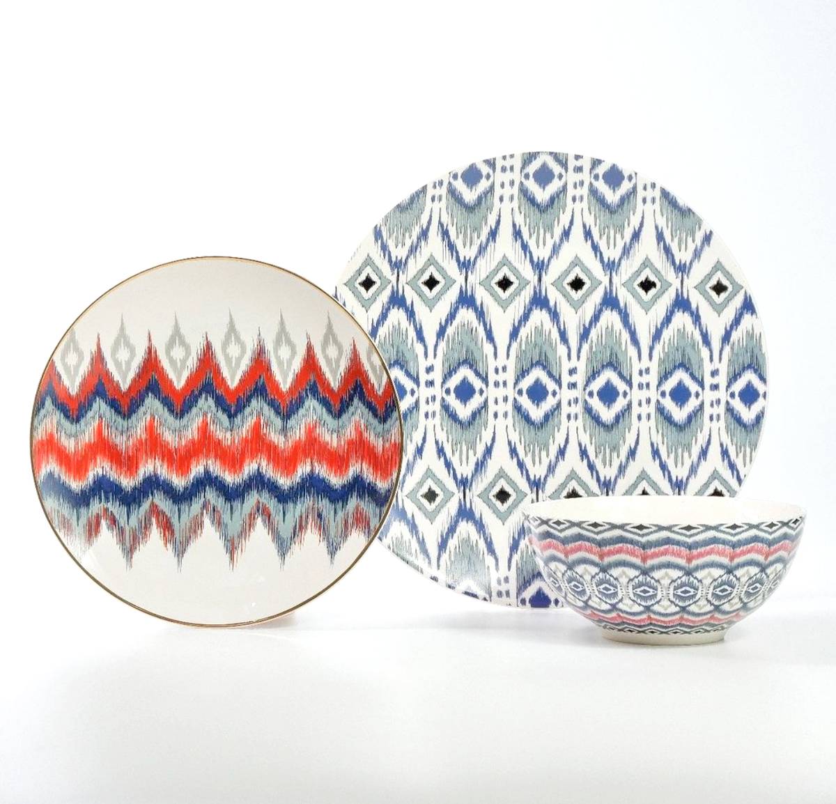 PLATE design inspired by ikat, a fabric from the Mandaya people of Davao Oriental.